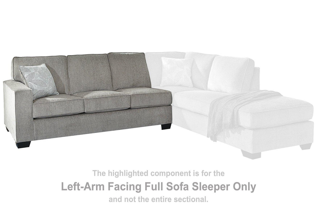 Altari Sleeper Sectional with Chaise - Jack’s Furniture and More (Laredo, TX)