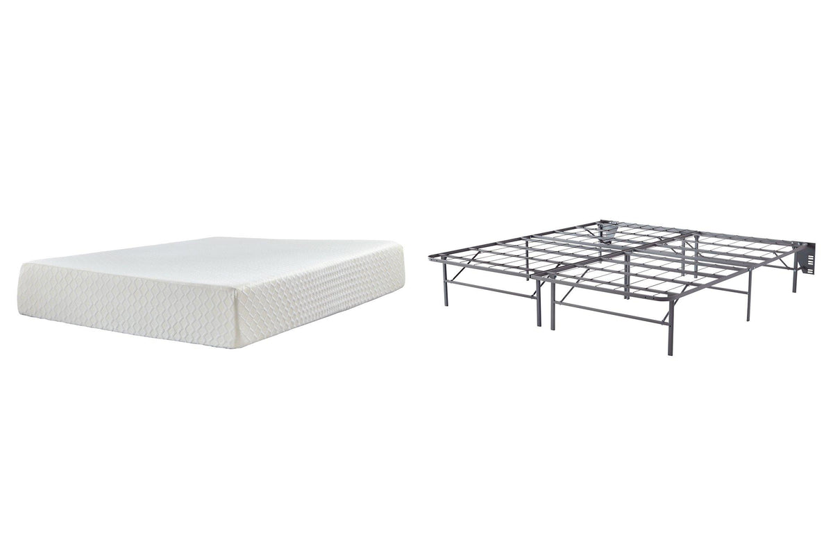 Chime 12 Inch Memory Foam Mattress Set - Jack’s Furniture and More (Laredo, TX)