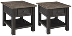 Tyler Creek End Table Set - Jack’s Furniture and More (Laredo, TX)