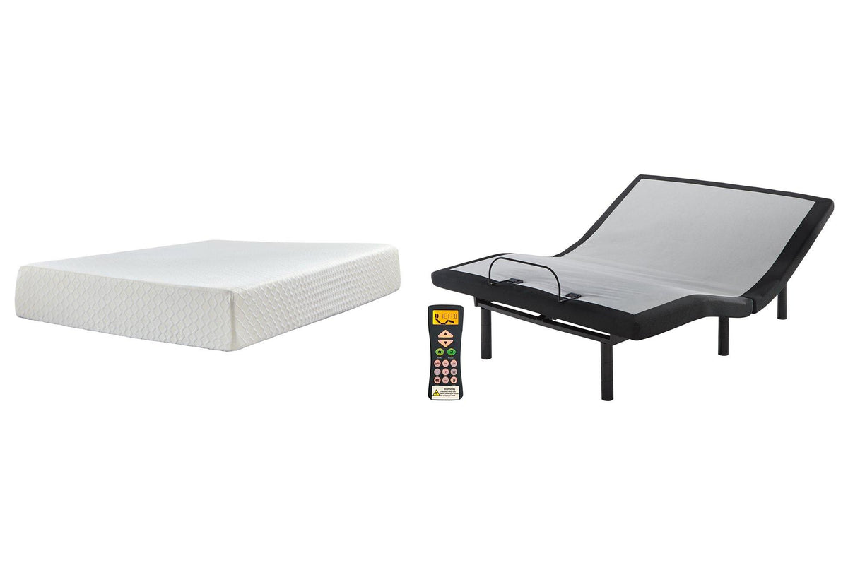 Chime 12 Inch Memory Foam Mattress Set - Jack’s Furniture and More (Laredo, TX)