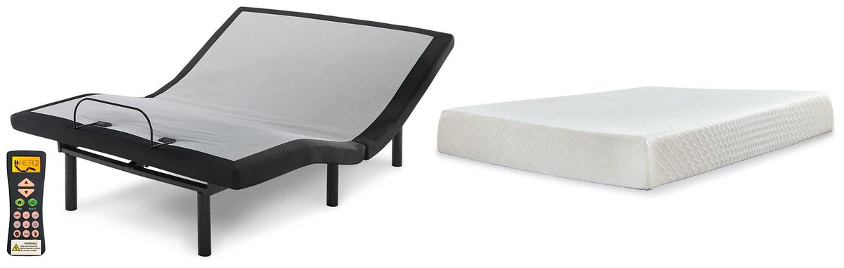 10 Inch Chime Memory Foam Mattress Set - Jack’s Furniture and More (Laredo, TX)