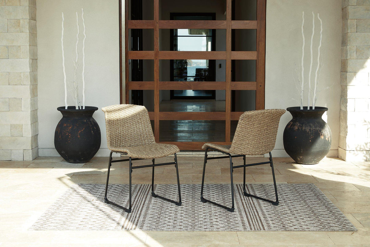 Amaris Outdoor Dining Chair (Set of 2) - Jack’s Furniture and More (Laredo, TX)