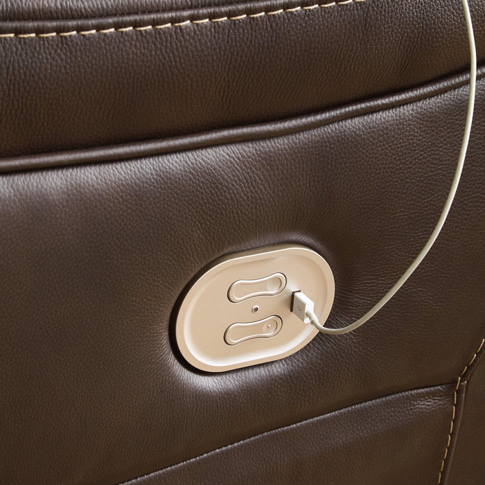 Dunleith Power Reclining Loveseat with Console - Jack’s Furniture and More (Laredo, TX)