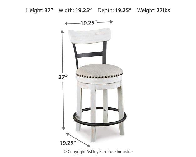 Valebeck Counter Height Bar Stool - Jack’s Furniture and More (Laredo, TX)