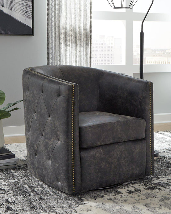 Brentlow Swivel Accent Chair - Jack’s Furniture and More (Laredo, TX)