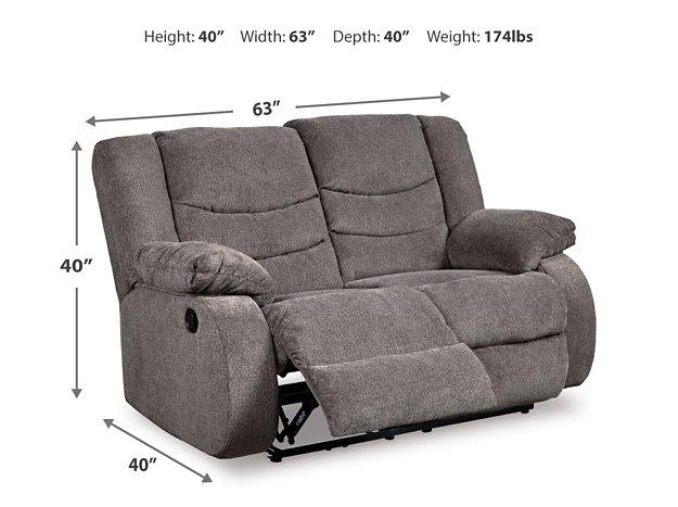 Tulen Reclining Loveseat - Jack’s Furniture and More (Laredo, TX)