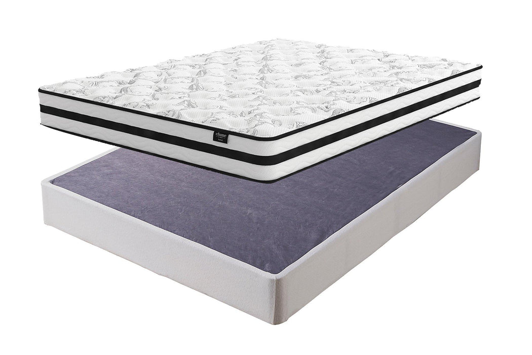 8 Inch Chime Innerspring Mattress Set - Jack’s Furniture and More (Laredo, TX)