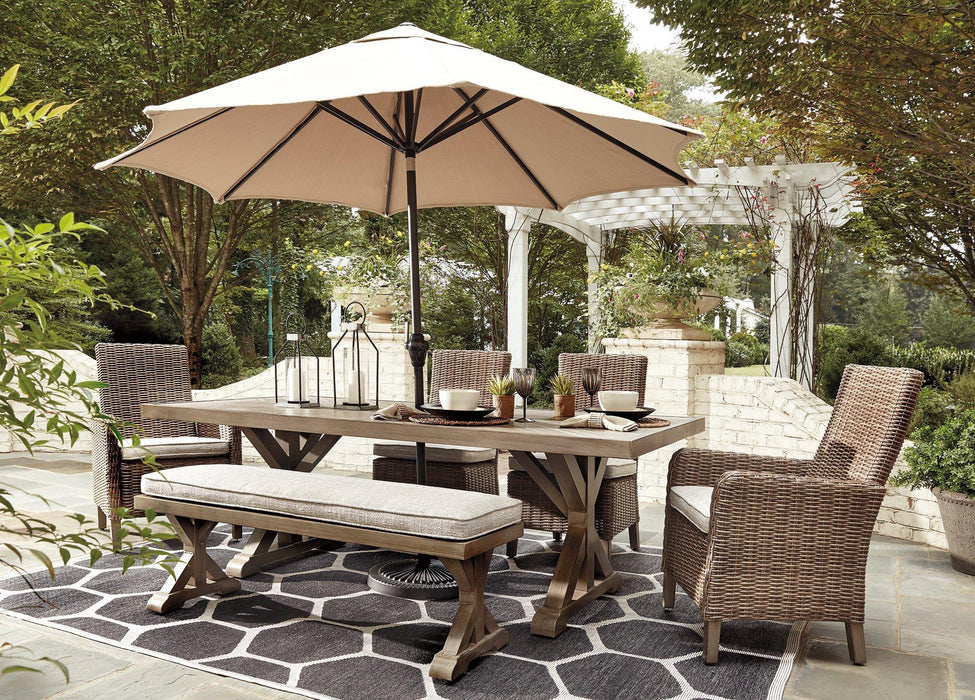 Beachcroft Outdoor Dining Set - Jack’s Furniture and More (Laredo, TX)