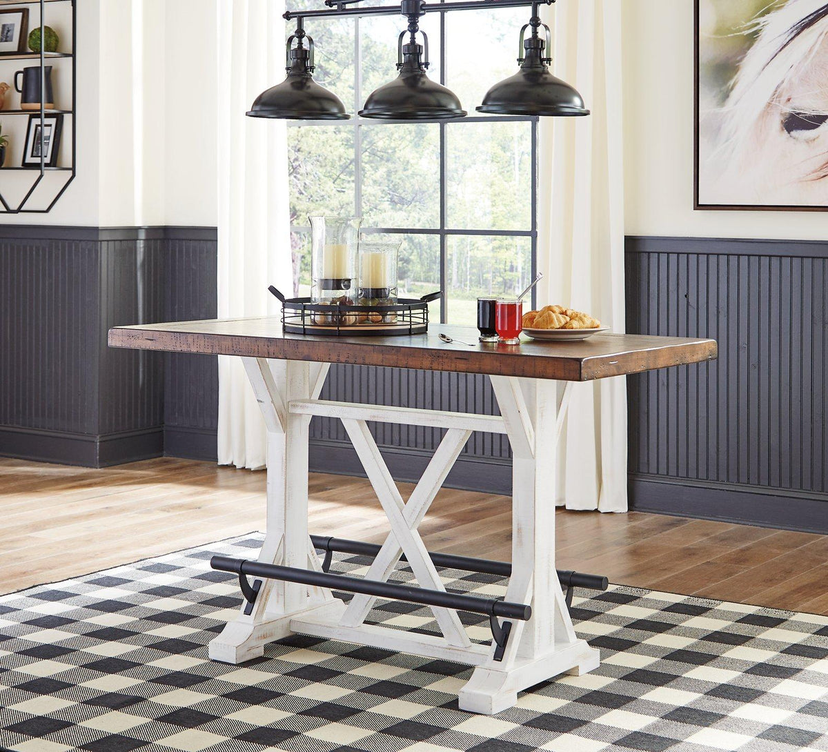 Valebeck Counter Height Dining Table - Jack’s Furniture and More (Laredo, TX)