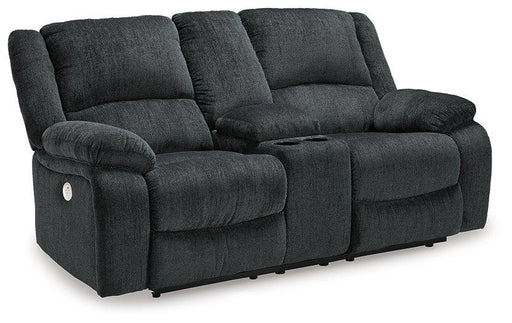 Draycoll Power Reclining Loveseat with Console - Jack’s Furniture and More (Laredo, TX)