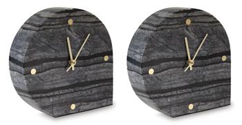 Janmour Table Clock (Set of 2) - Jack’s Furniture and More (Laredo, TX)