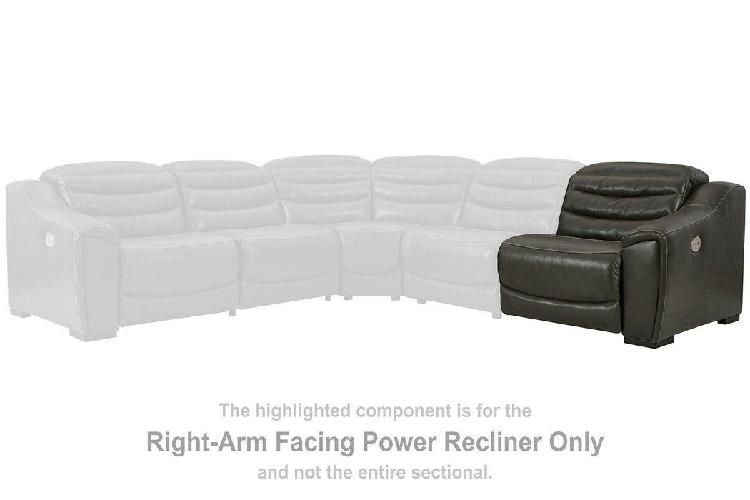 Center Line Power Reclining Sectional Loveseat - Jack’s Furniture and More (Laredo, TX)