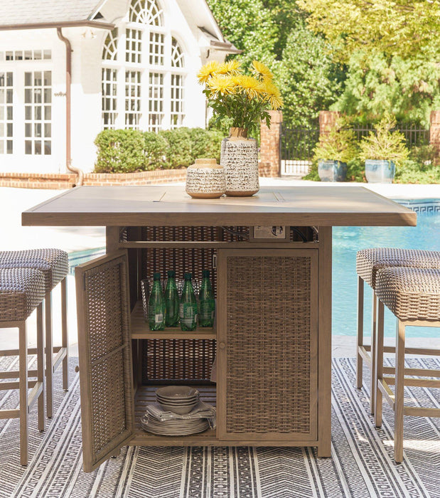 Walton Bridge Outdoor Dining Set - Jack’s Furniture and More (Laredo, TX)