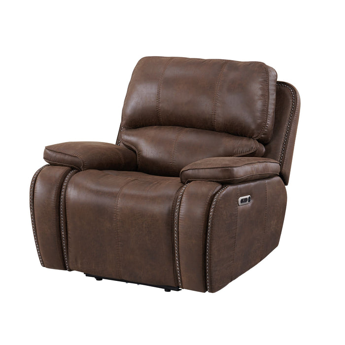 Atlantis 3PC Living Room Set in Heritage Brown-Sofa, Loveseat & Recliner - Jack’s Furniture and More (Laredo, TX)