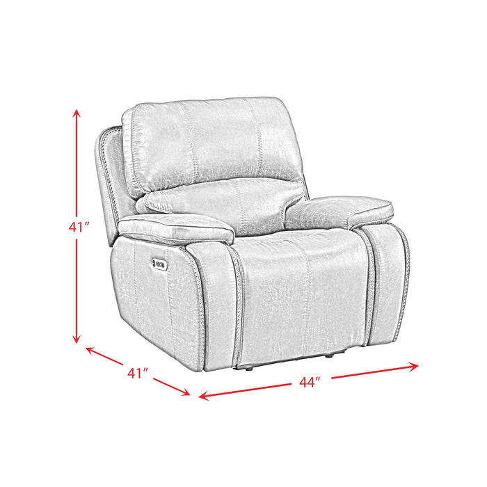 Atlantis Power Motion Recliner with Power Head Recliner in Heritage Brown - Jack’s Furniture and More (Laredo, TX)