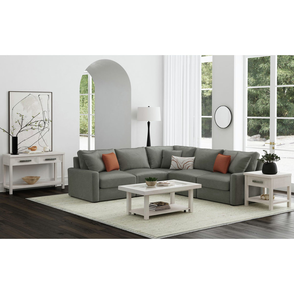 Avalanche 3PC Occasional Table Set in Antique White-Coffee Table, End Table & Sofa Table - Jack’s Furniture and More (Laredo, TX)