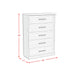 Avalanche 5-Drawer Chest in Antique White - Jack’s Furniture and More (Laredo, TX)