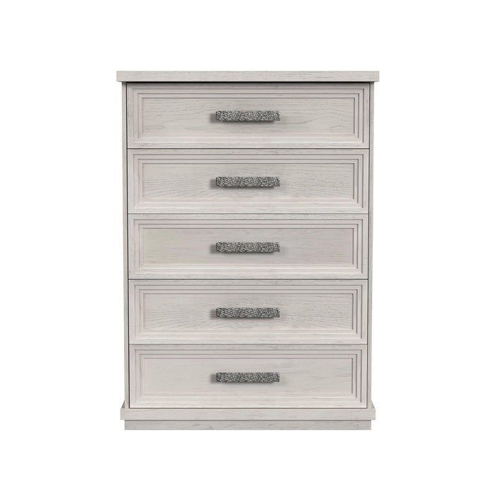 Avalanche 5-Drawer Chest in Antique White - Jack’s Furniture and More (Laredo, TX)