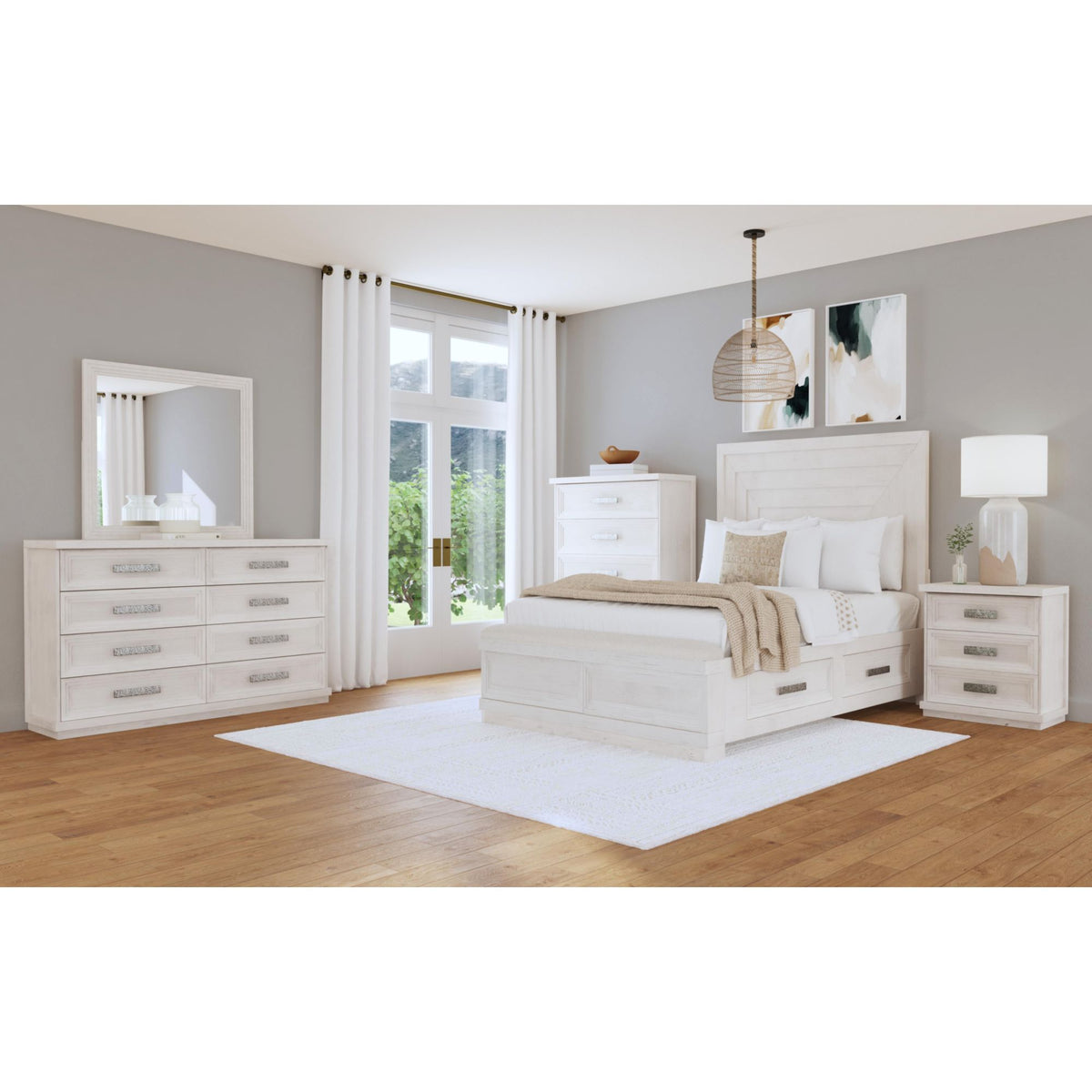 Avalanche 5-Drawer Chest in Antique White - Jack’s Furniture and More (Laredo, TX)