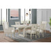 Avalanche Standard Height Dining Set in Antique White-Table and Four Chairs - Jack’s Furniture and More (Laredo, TX)