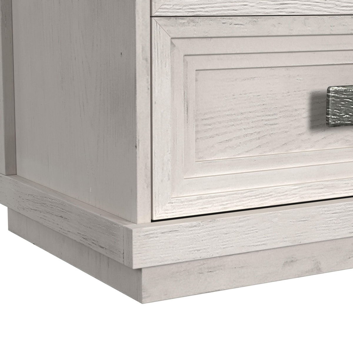 Avalanche 3-Drawer Nightstand with USB in Antique White - Jack’s Furniture and More (Laredo, TX)