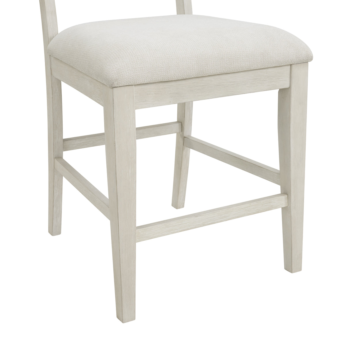 Avalanche Counter Side Chair in Antique White (2 Per Carton) - Jack’s Furniture and More (Laredo, TX)
