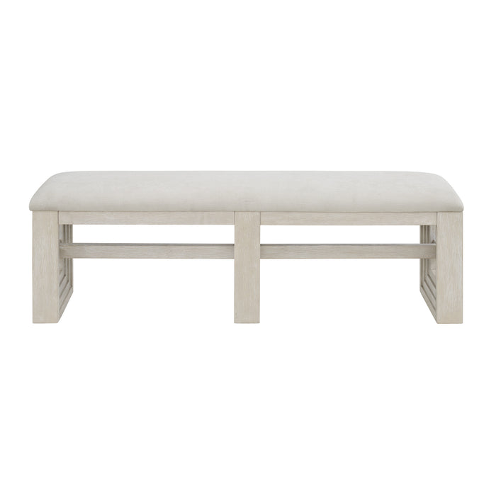 Avalanche Dining Bench in Antique White - Jack’s Furniture and More (Laredo, TX)