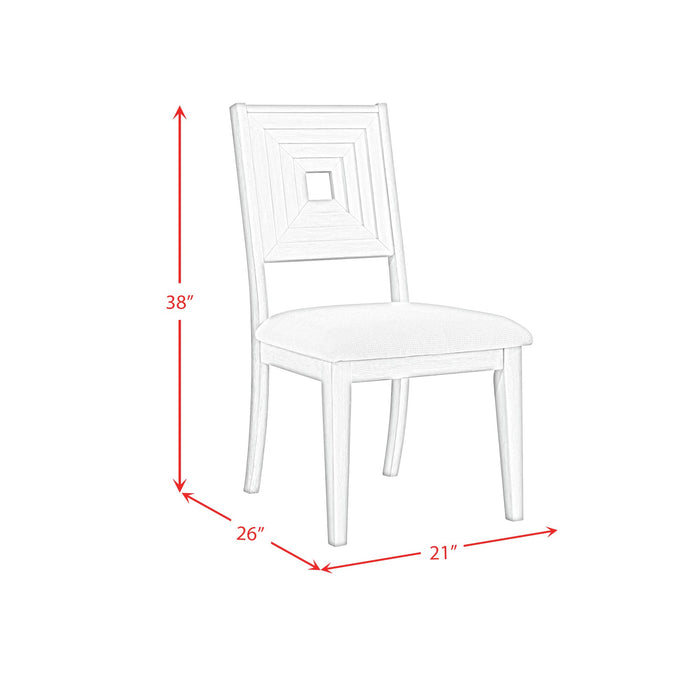 Avalanche Dining Side Chair in Antique White (2 Per Carton) - Jack’s Furniture and More (Laredo, TX)