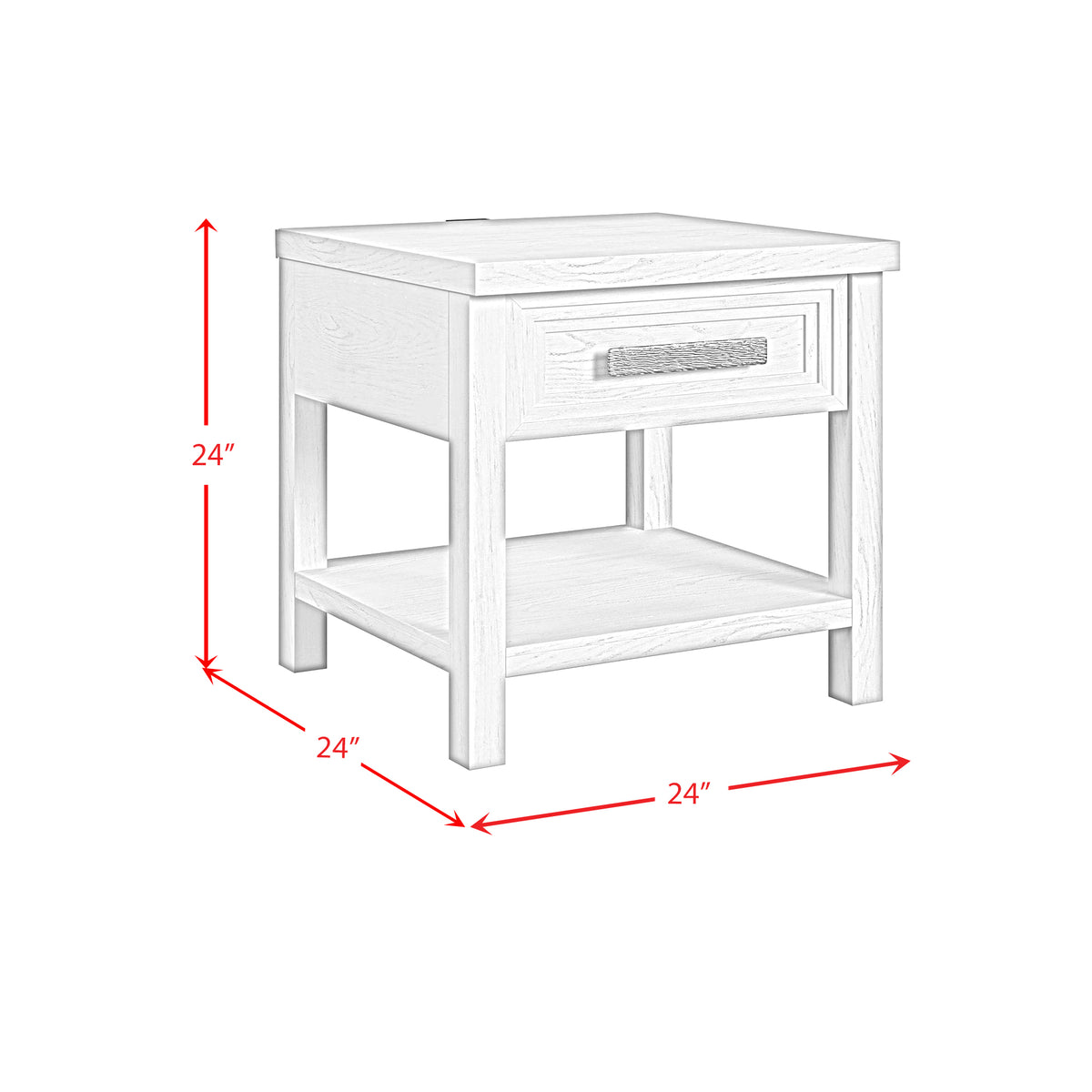 Avalanche 3PC Occasional Table Set in Antique White-Coffee Table & Two End Table - Jack’s Furniture and More (Laredo, TX)