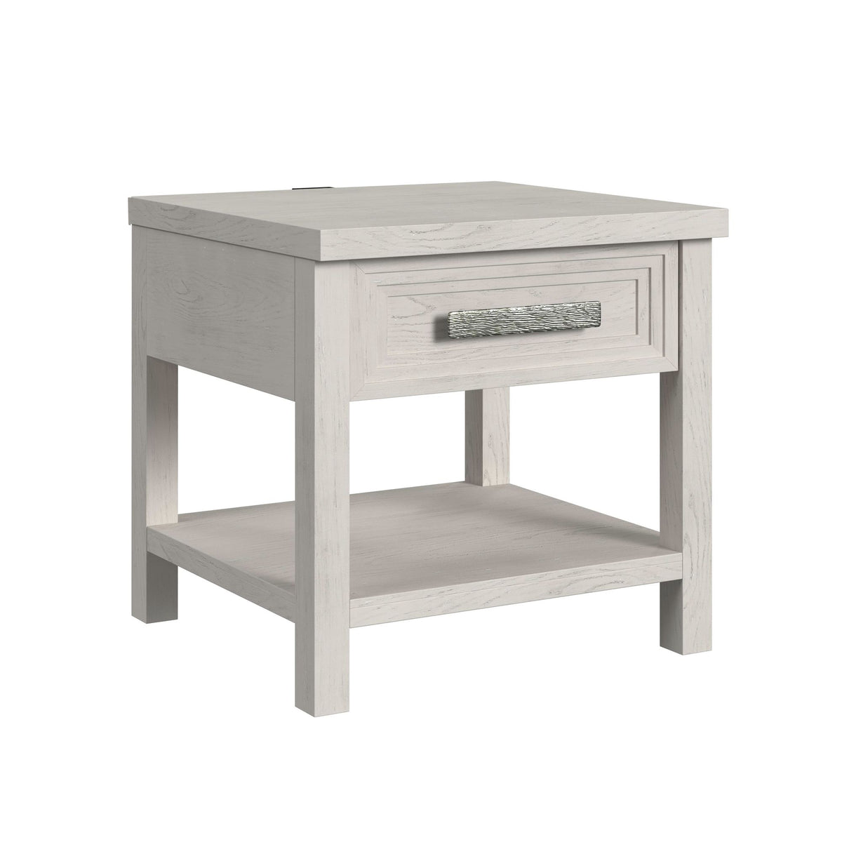 Avalanche 2PC Occasional Table Set in Antique White-Coffee Table & End Table