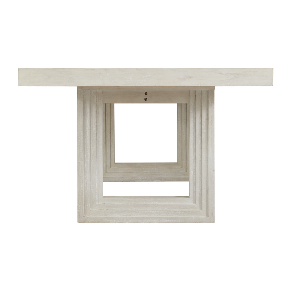 Avalanche Rectangular Dining Table with 18" Leaf in Antique White