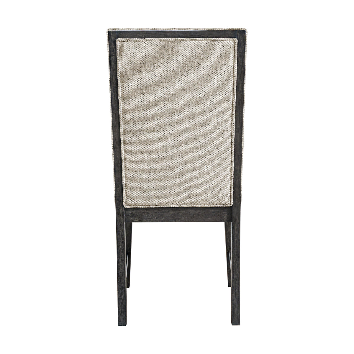 Axel Dining Chair with Light Grey Fabric in Espresso (2 Per Carton) - Jack’s Furniture and More (Laredo, TX)