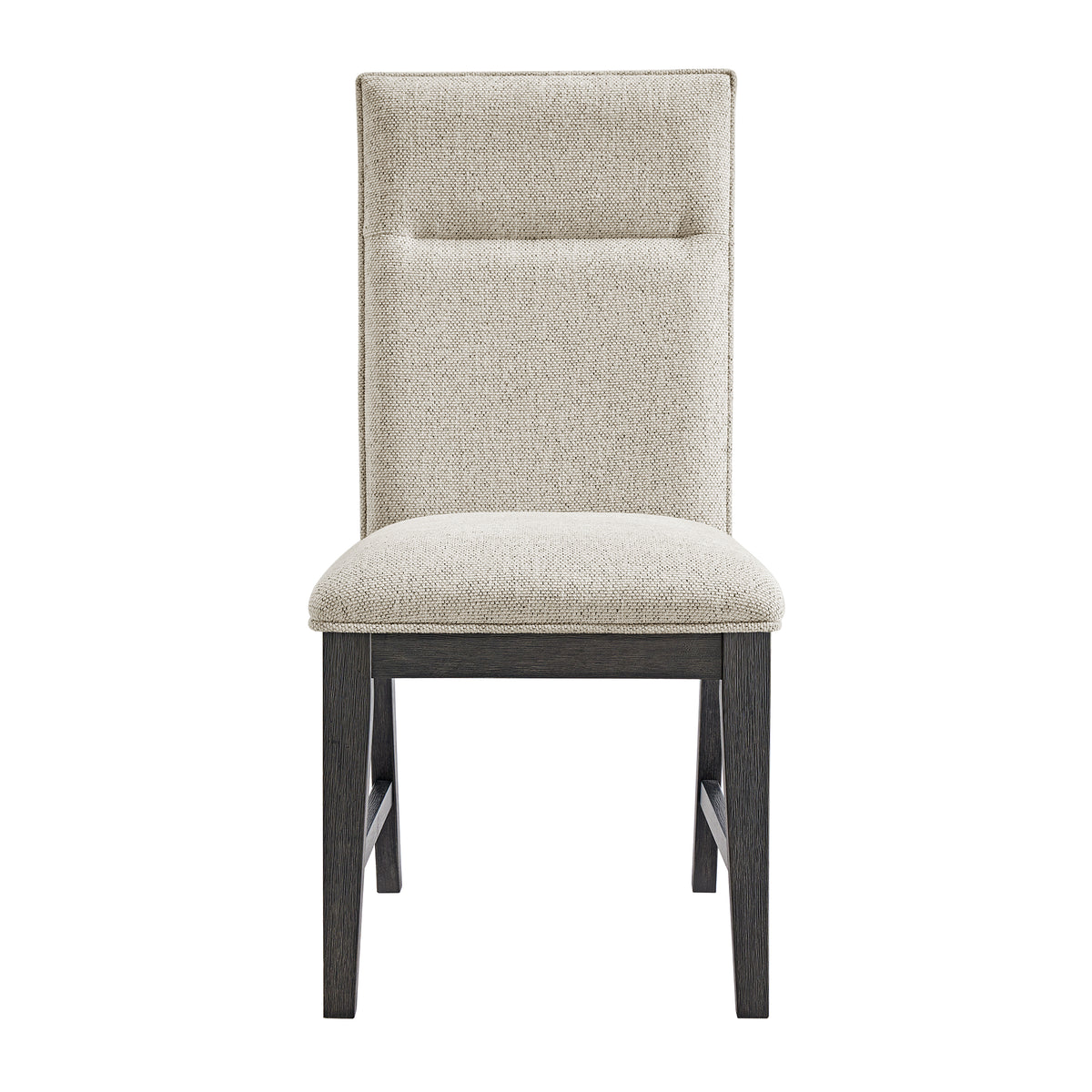 Axel Dining Chair with Light Grey Fabric in Espresso (2 Per Carton) - Jack’s Furniture and More (Laredo, TX)