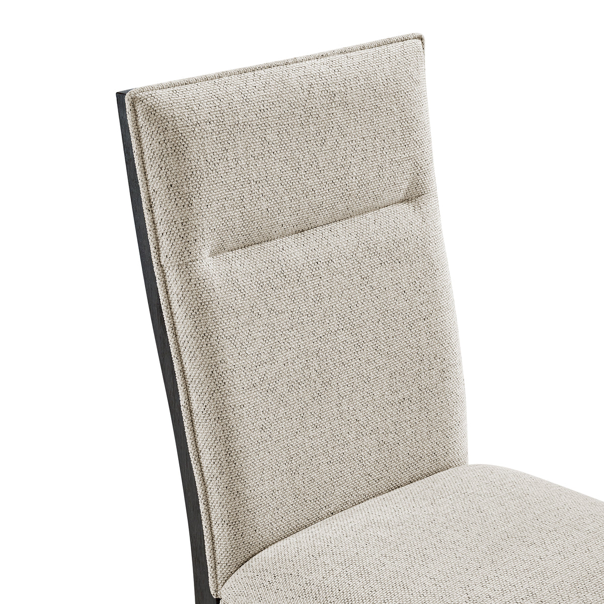 Axel Dining Chair with Light Grey Fabric in Espresso (2 Per Carton) - Jack’s Furniture and More (Laredo, TX)