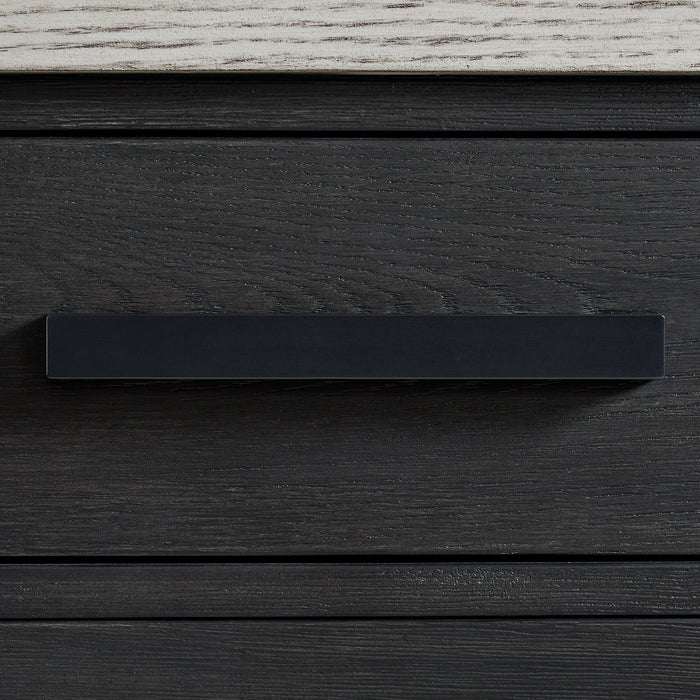 Axel Server in Light Grey and Espresso - Jack’s Furniture and More (Laredo, TX)