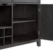 Axel Server in Light Grey and Espresso - Jack’s Furniture and More (Laredo, TX)