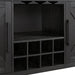 Axel Server in Light Grey and Espresso - Jack’s Furniture and More (Laredo, TX)