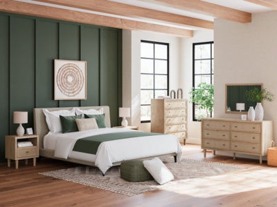 Cielden Upholstered Bed with Roll Slats - Jack’s Furniture and More (Laredo, TX)
