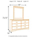 Huey Vineyard Dresser and Mirror - Jack’s Furniture and More (Laredo, TX)