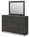 Hollivern Dresser and Mirror - Jack’s Furniture and More (Laredo, TX)