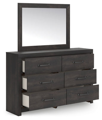 Hollivern Dresser and Mirror - Jack’s Furniture and More (Laredo, TX)