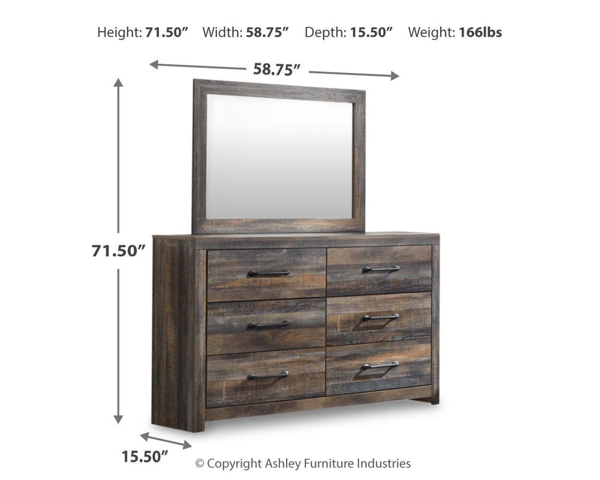 Drystan Dresser and Mirror - Jack’s Furniture and More (Laredo, TX)