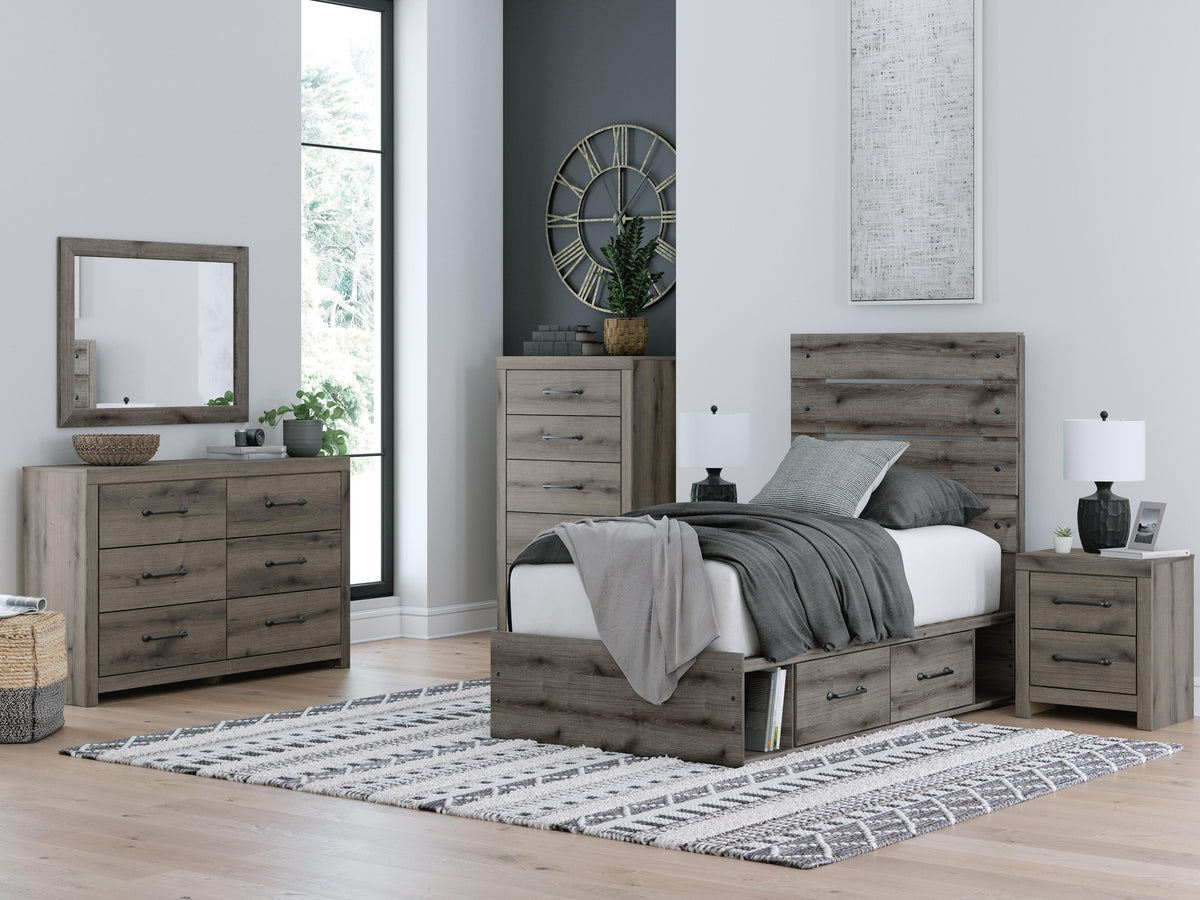 Graystorm Bed with Storage - Jack’s Furniture and More (Laredo, TX)