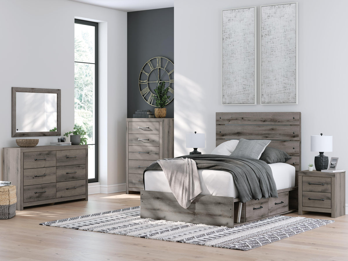 Graystorm Bed with Storage - Jack’s Furniture and More (Laredo, TX)