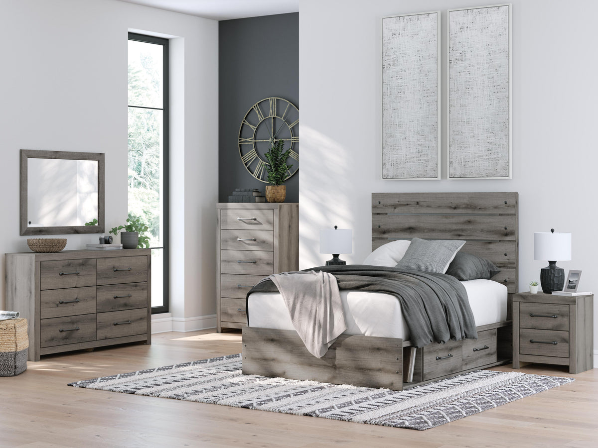 Graystorm Bed with Storage - Jack’s Furniture and More (Laredo, TX)