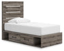 Graystorm Bed with Storage - Jack’s Furniture and More (Laredo, TX)