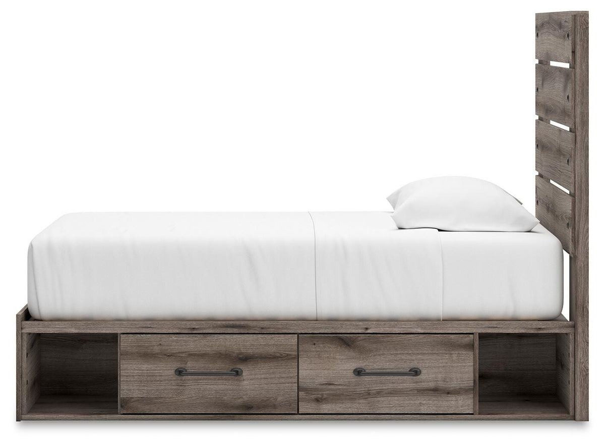 Graystorm Bed with Storage - Jack’s Furniture and More (Laredo, TX)