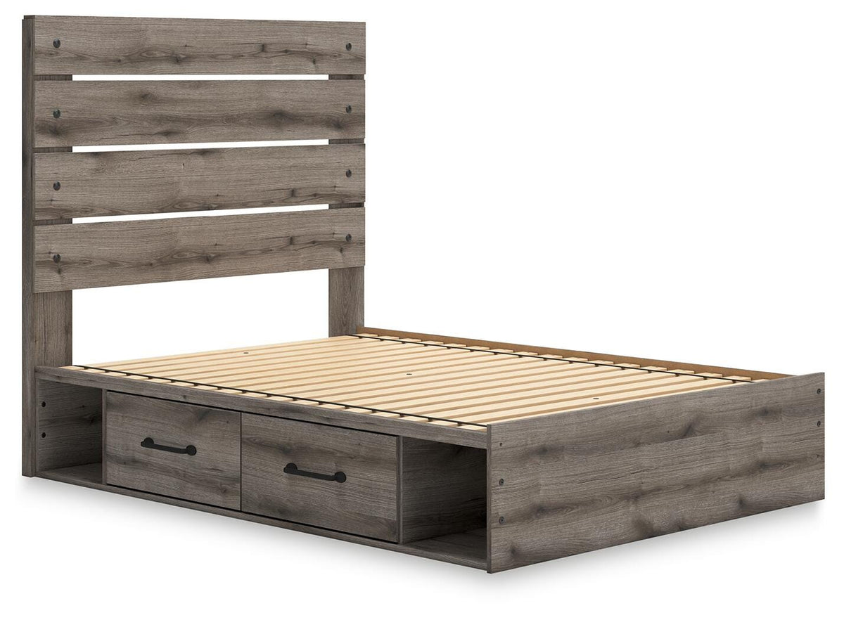 Graystorm Bed with Storage - Jack’s Furniture and More (Laredo, TX)