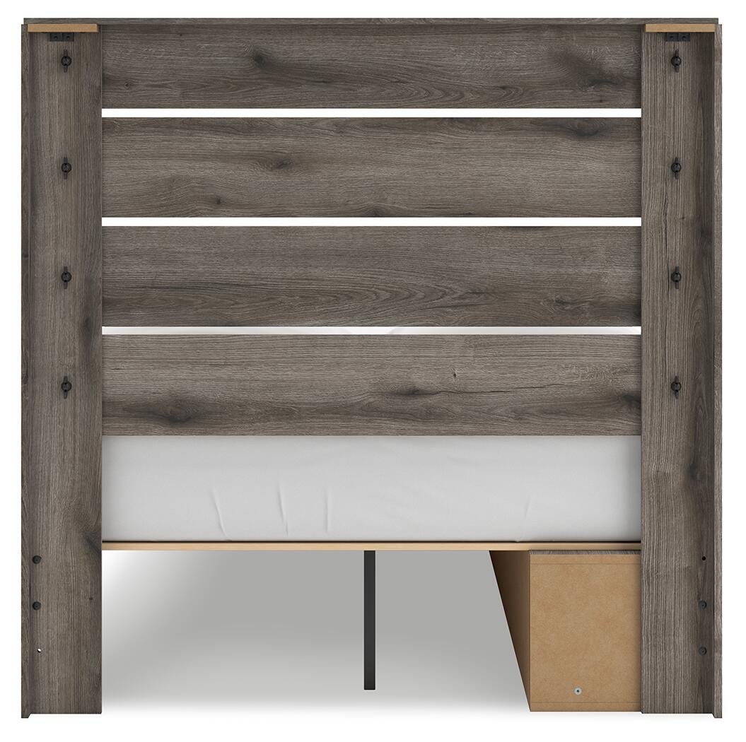 Graystorm Bed with Storage - Jack’s Furniture and More (Laredo, TX)