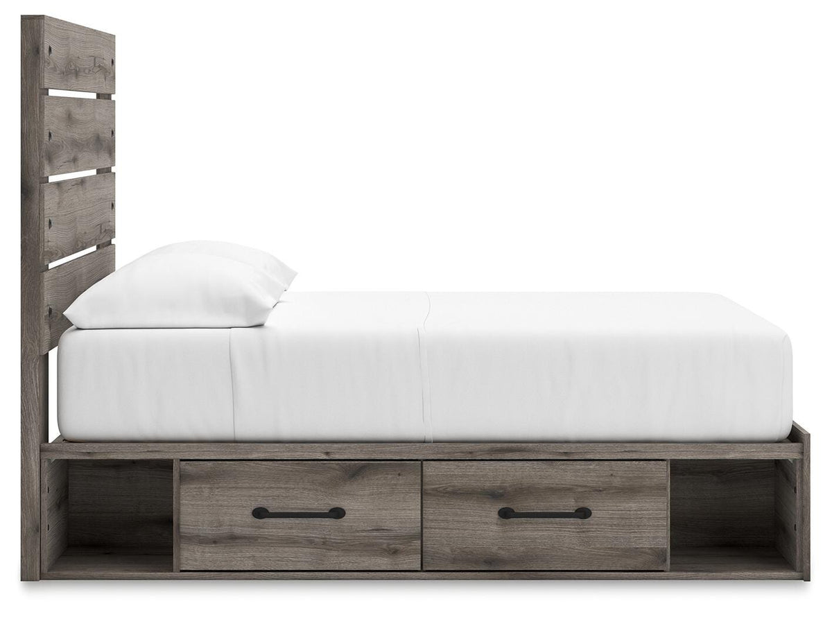Graystorm Bed with Storage - Jack’s Furniture and More (Laredo, TX)